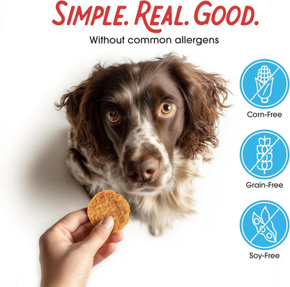 Dogs Love Chicken Jerky Dog Treats, Premium Two-Ingredient Dog Jerky with Usa-Raised Chicken, 3-Pound Bag